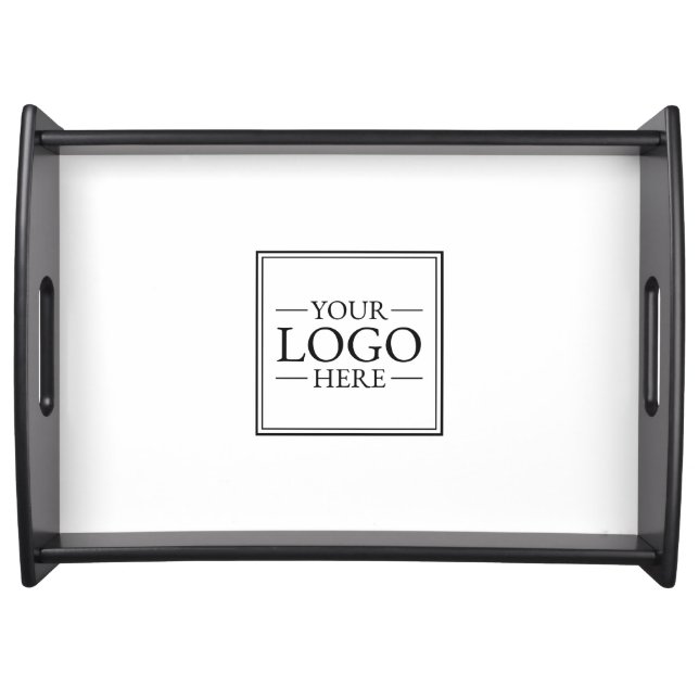 Custom Business Logo Serving Tray (Front)