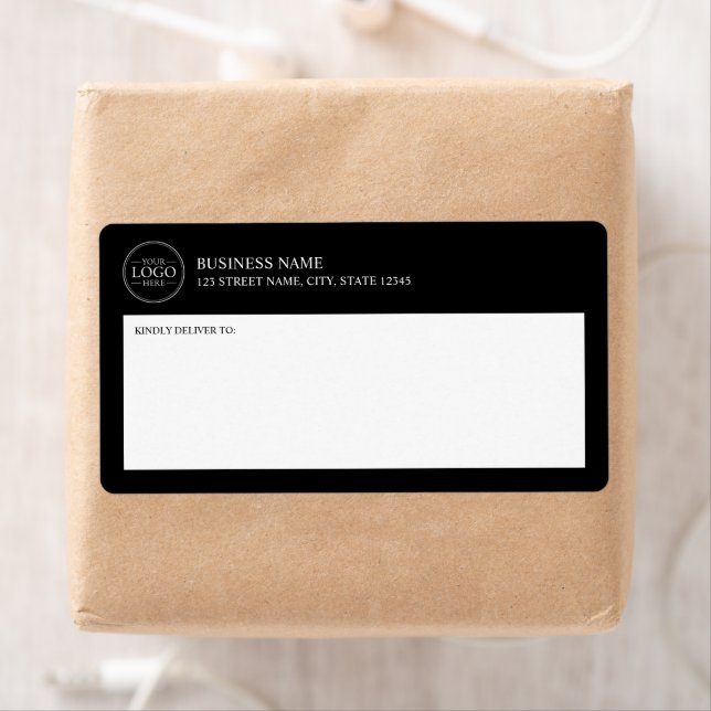 Custom Business Logo shipping  Label (Insitu)