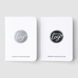 Custom Business Logo Silver Foil Pocket Notebook