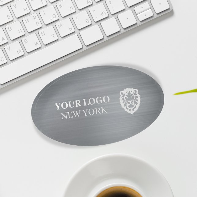 Custom Business Logo Silver Metal Paperweight (Custom Business Logo Silver Metal Paperweight
)