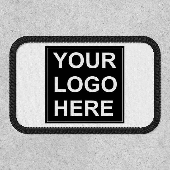 Custom Business Logo | Simple Minimalist Rectangle Patch (Front)