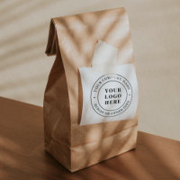 Custom Business Logo & Slogan Self-inking Stamp