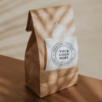 Custom Business Logo & Slogan Self-inking Stamp
