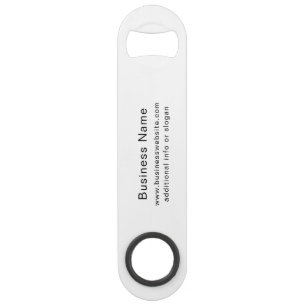 Custom Business Logo Stainless Steel Bottle Opener