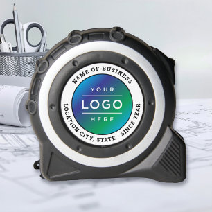 Custom Business Logo Stamp Established Year Tape Measure