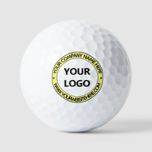 Custom Business Logo Stamp Golf Balls Personalized