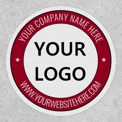 Custom Business Logo Stamp Patch Choose Colors