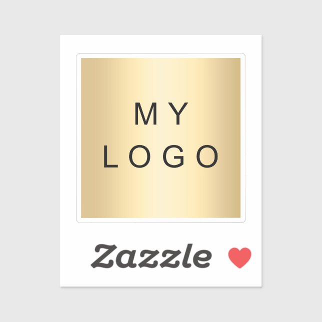 Custom business logo sticker (Sheet)