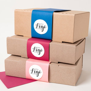 custom business Logo sticker baking stickers