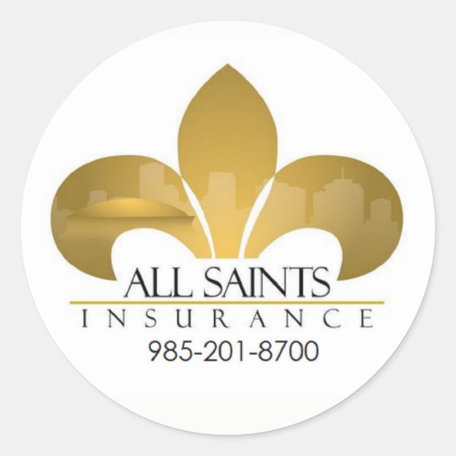 Custom Business Logo Stickers (Front)