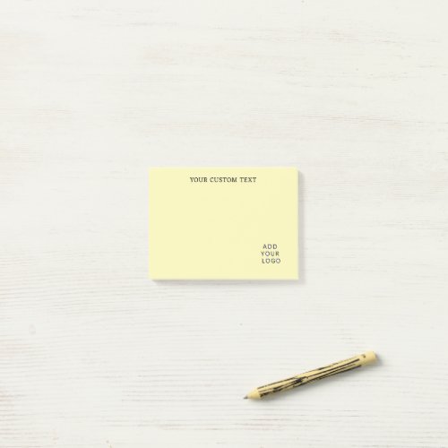 Custom Business Logo Store Name Post_it Notes