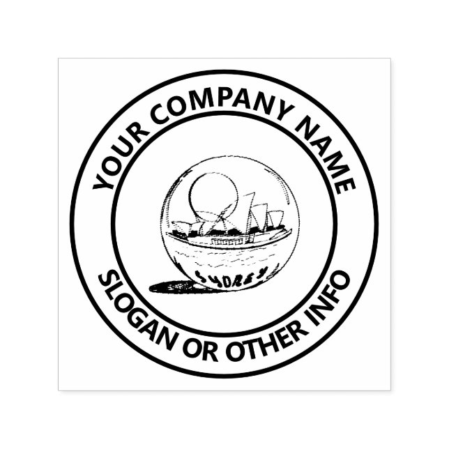 Custom Business Logo Sydney Self-inking Stamp (Design)