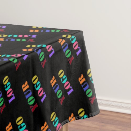 Custom Business Logo Tablecloth _ Choose Colors