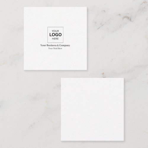 Custom Business Logo Template Discount Card