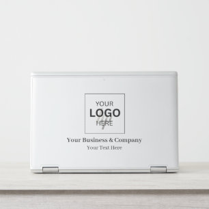 Custom Business Logo Template HP Laptop Skin