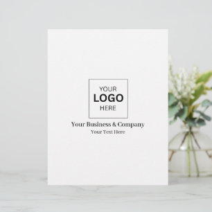 Custom Business Logo Template Letterhead