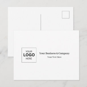 Custom Business Logo Template Postcard