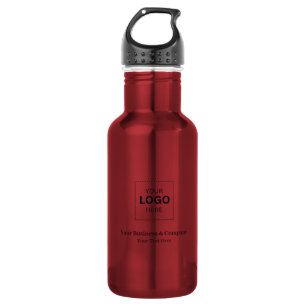 Custom Business Logo Template Stainless Steel Water Bottle