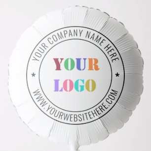 Custom Business Logo Text Company Balloon Template