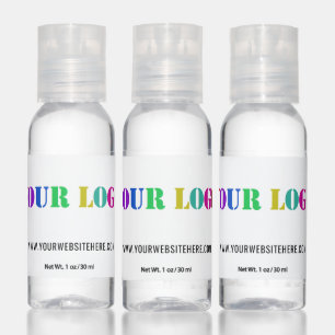 Custom Business Logo Text Company Hand Sanitizers