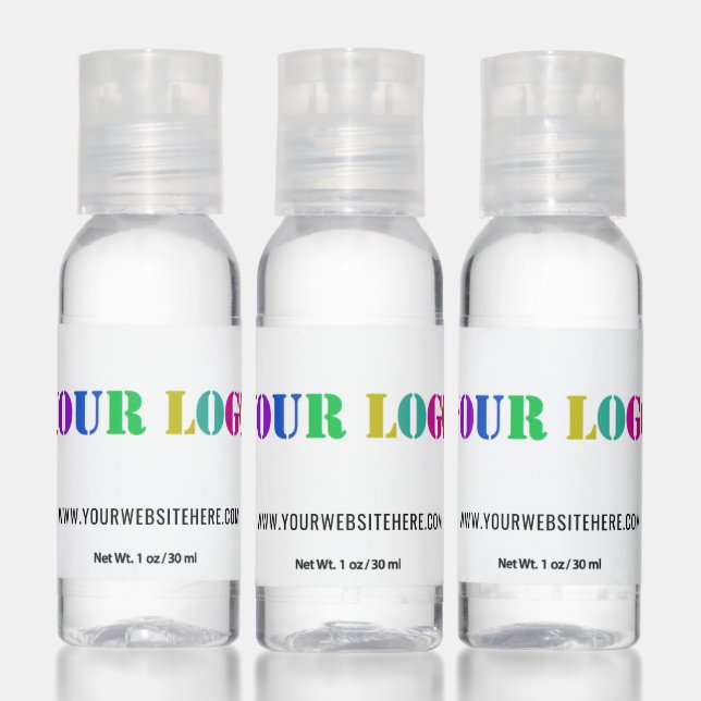 Custom Business Logo Text Company Hand Sanitizers (Set)