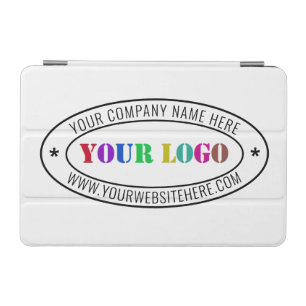 Custom Business Logo Text Company iPad Air Cover