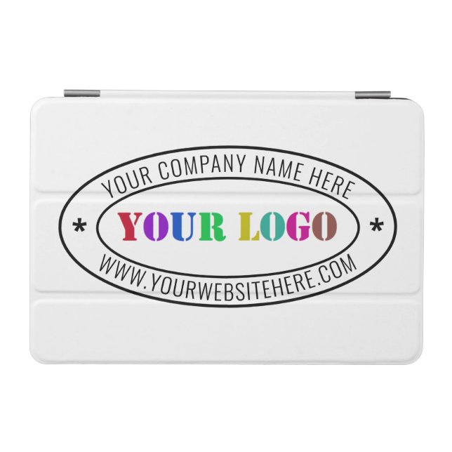 Custom Business Logo Text Company iPad Air Cover (Horizontal)