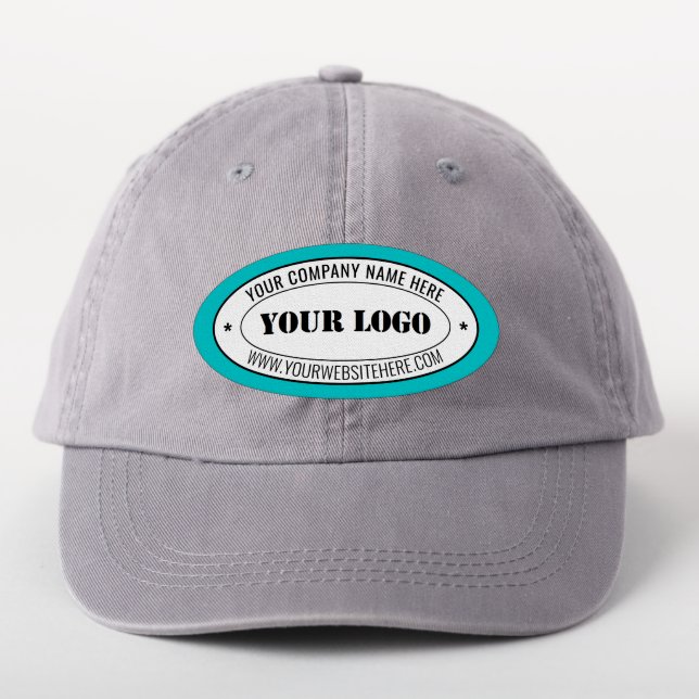 Custom Business Logo Text Company Patch Template (On Headwear)