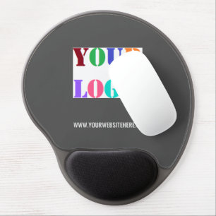 Custom Business Logo Text Gel Mouse Pad Template