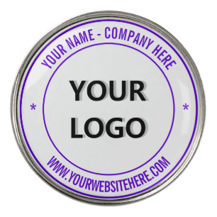 Custom Business Logo Text Golf Ball Marker Gift