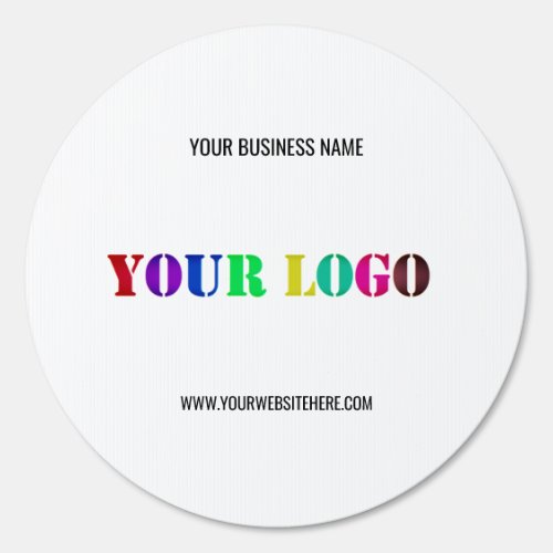 Custom Business Logo Text Info Promotional Sign