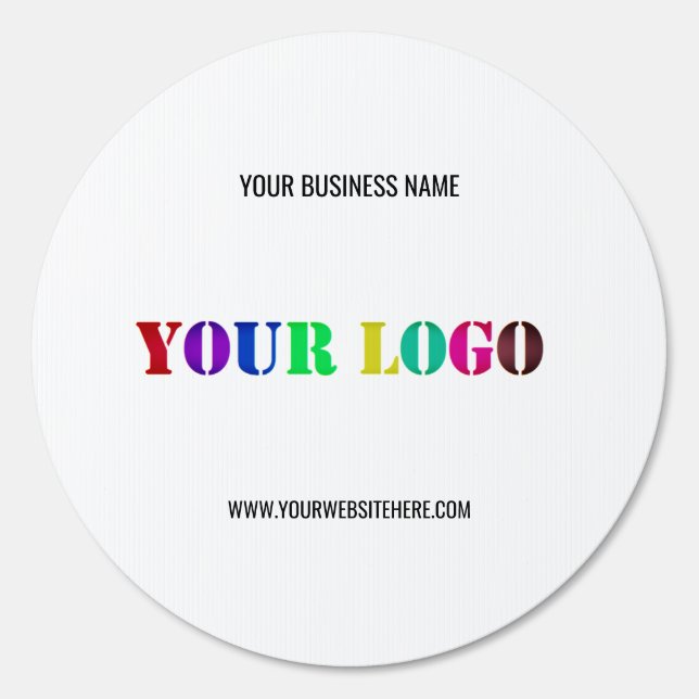 Custom Business Logo Text Info Promotional Sign (Front)