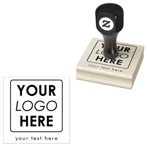 Custom Business Logo  Text Professional Rubber Stamp