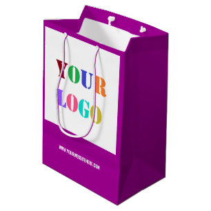 Custom Business Logo Text Promotional Gift Bags