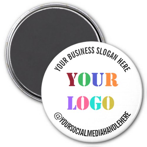 Custom Business Logo Text Promotional Magnet Gift