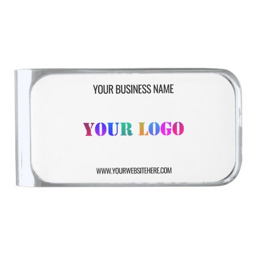 Custom Business Logo Text Promotional Money Clip