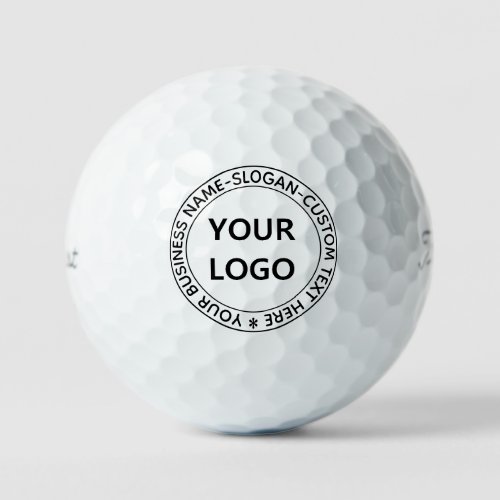 Custom Business Logo Text Slogan Stamp Personalize Golf Balls