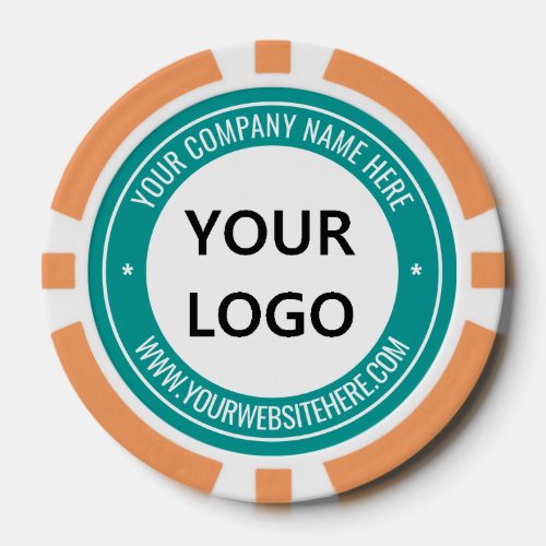 Custom Business Logo Text Your Company Poker Chips