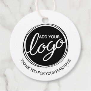 Custom Business Logo Thank You Favor Tags