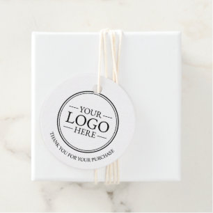 Custom Business Logo Thank You Favor Tags
