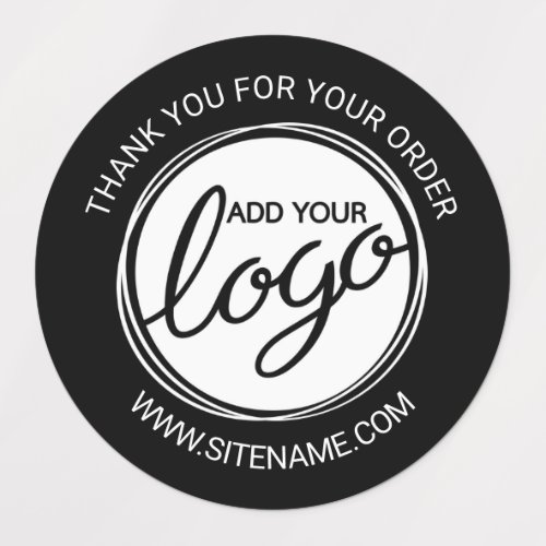 Custom Business Logo Thank You Labels