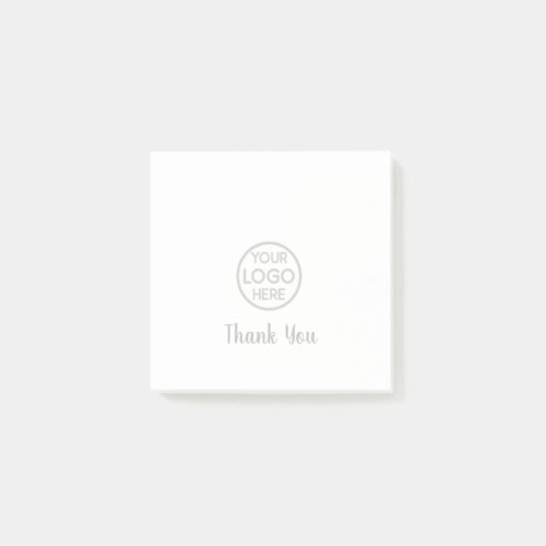 Custom Business Logo Thank You Post_It Notes