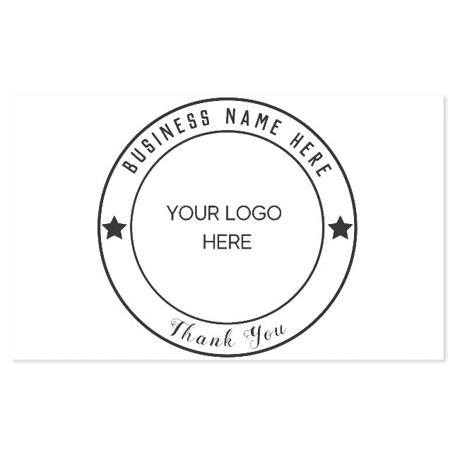 Custom Business, logo, thank you Stamps (Design)