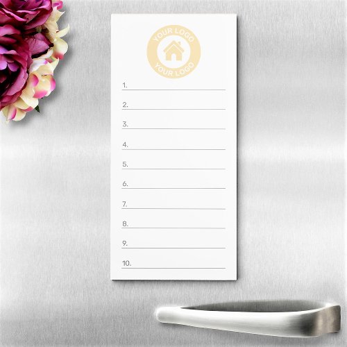 Custom Business Logo To_Do List Promotional Magnetic Notepad