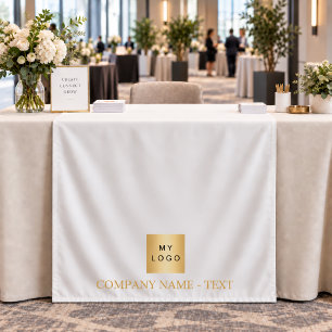 Custom Business Logo Vendor Table Runner Display Tapestry