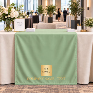 Custom Business Logo Vendor Table Runner Display Tapestry