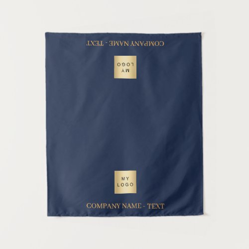 Custom Business Logo Vendor Table Runner Display  Tapestry