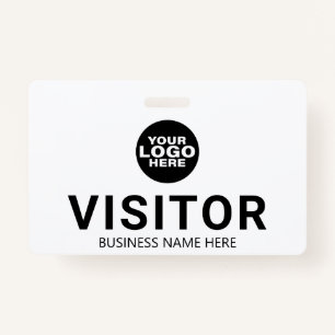 Custom Business Logo Visitor Pass Badge