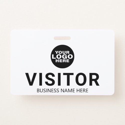 Custom Business Logo Visitor Pass Badge