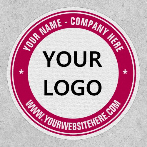 Custom Business Logo Website Promotional Patch